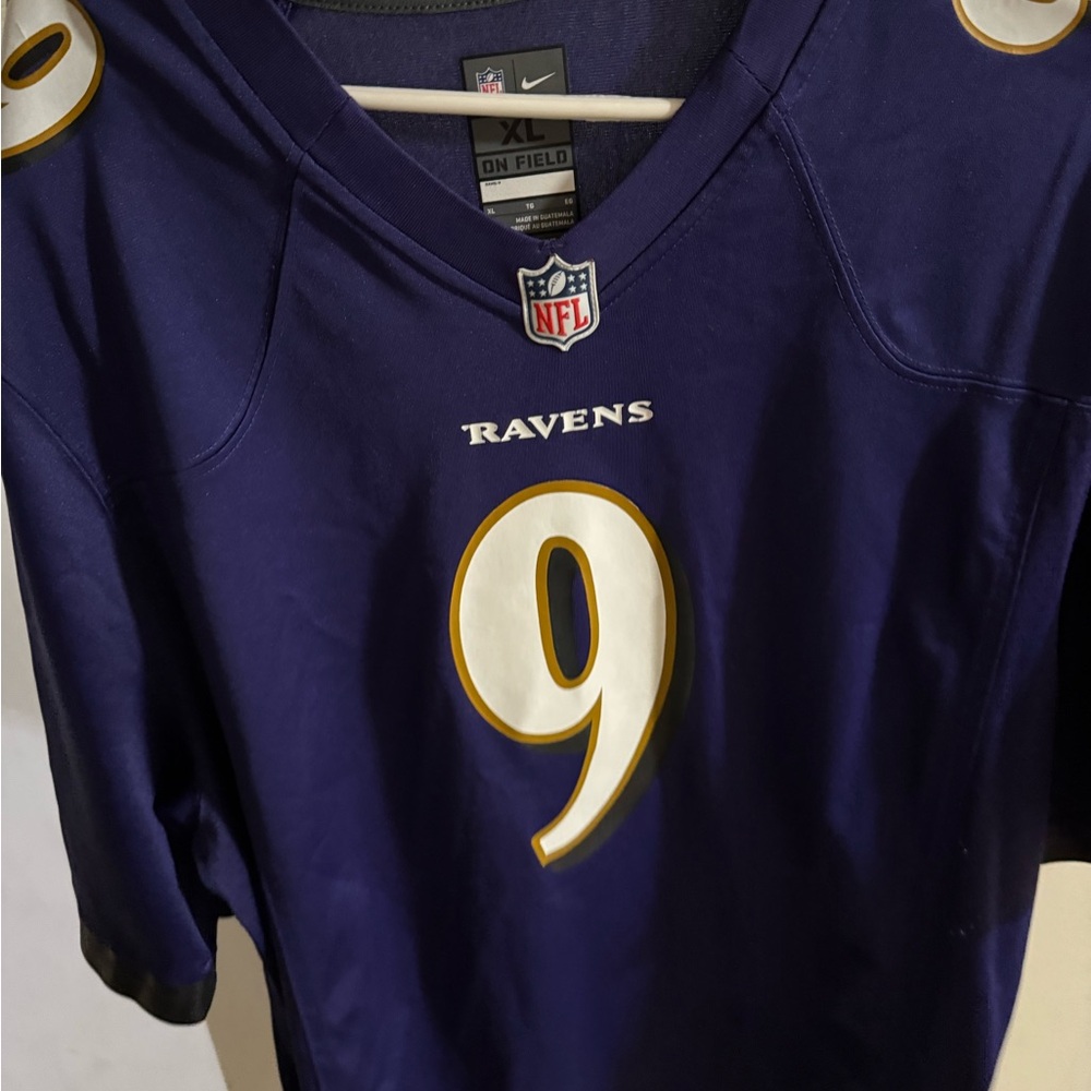 Nike BALTIMORE RAVENS On Field Jersey - Deep Purple Justin Tucker - Picture 3 of 4